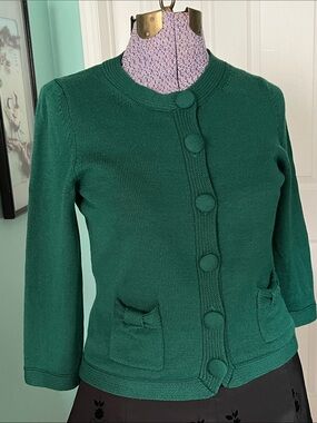Banana Republic Emerald Green Cardigan